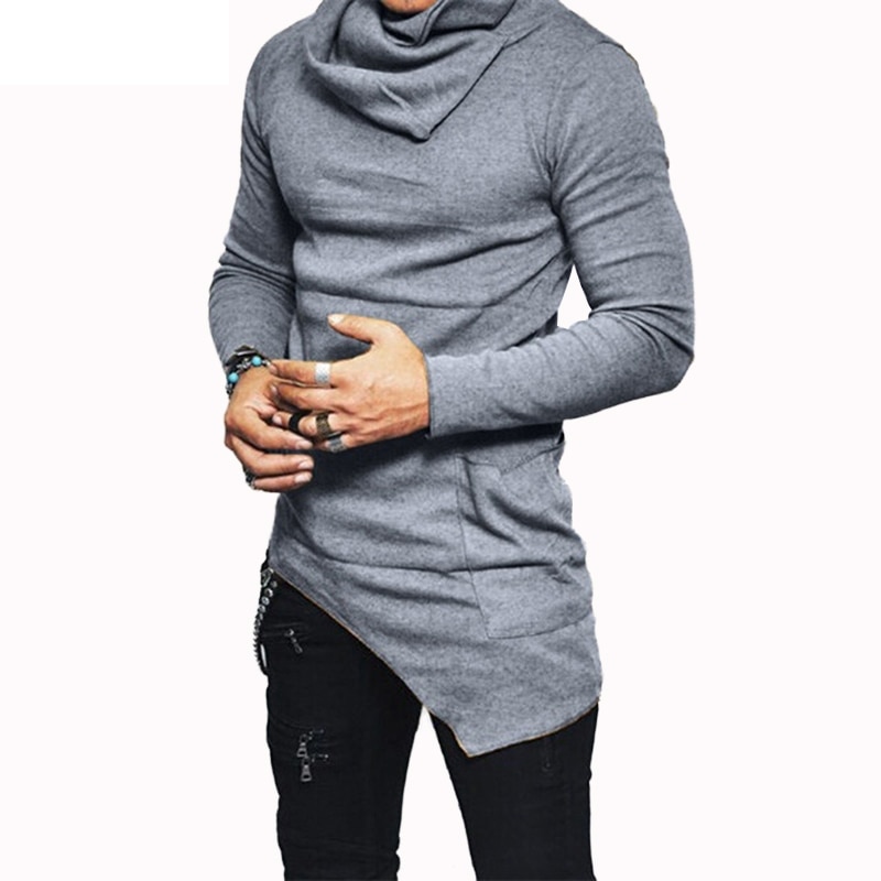 Plus Size 5XL Men’s Hoodies Unbalance Hem Pocket Long Sleeve Sweatshirt For Men Clothing Autumn Turtleneck Sweatshirt Top Hoodie Plus Size 5XL Men's Hoodies Unbalance Hem Pocket Long Sleeve Sweatshirt For Men Clothing Autumn Turtleneck Sweatshirt Top Hoodie