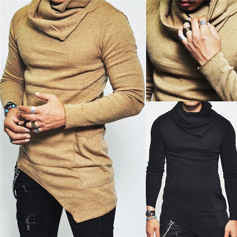 Plus Size 5XL Men’s Hoodies Unbalance Hem Pocket Long Sleeve Sweatshirt For Men Clothing Autumn Turtleneck Sweatshirt Top Hoodie Plus Size 5XL Men's Hoodies Unbalance Hem Pocket Long Sleeve Sweatshirt For Men Clothing Autumn Turtleneck Sweatshirt Top Hoodie