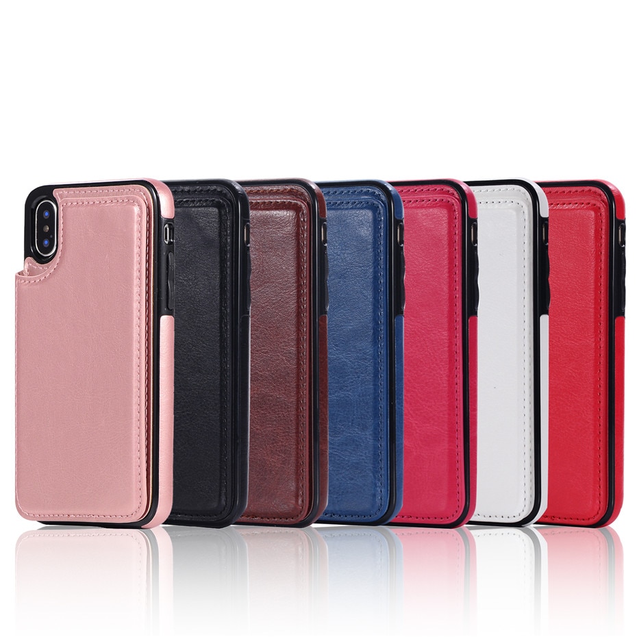 Colorful Flip Wallet Case for iPhone