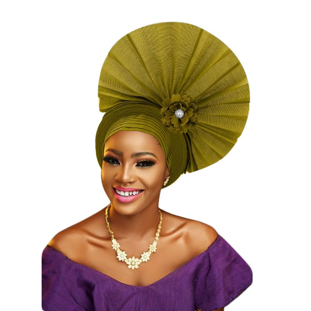 2021 Newest Fashion Turban Women Cap Beaded For India Hat Head Wrap Lady Hair Accessories