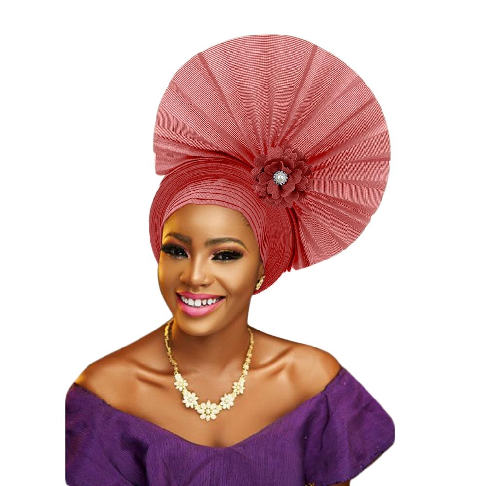 2021 Newest Fashion Turban Women Cap Beaded For India Hat Head Wrap Lady Hair Accessories