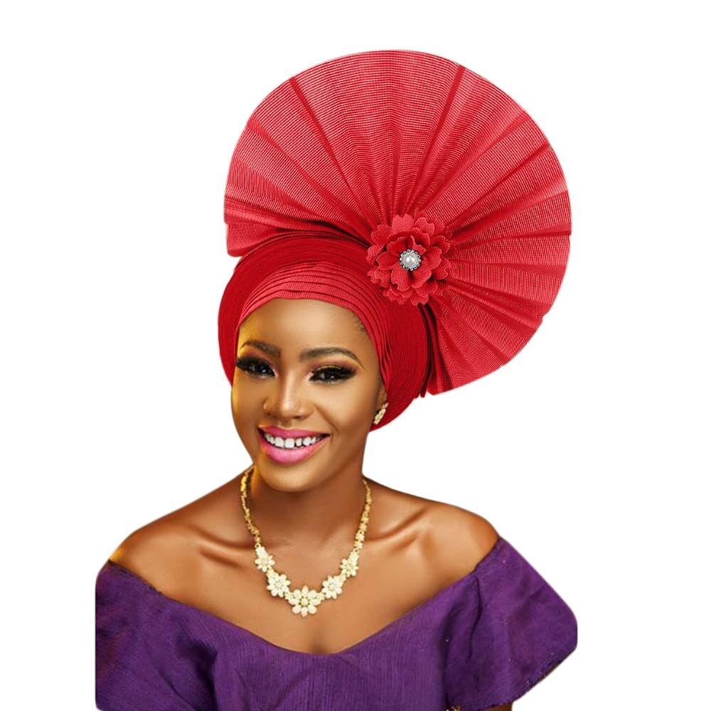 2021 Newest Fashion Turban Women Cap Beaded For India Hat Head Wrap Lady Hair Accessories