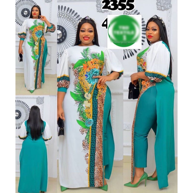 High Quantity African Sexy New Design Long Top With Pants 2 Pieces For Lady(FCPTZ01#) High Quantity African Sexy New Design Long Top With Pants 2 Pieces For Lady(FCPTZ01#)