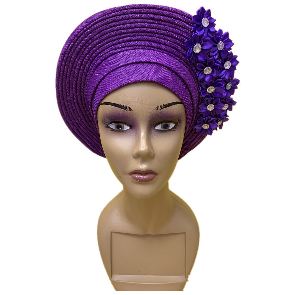 Gold Headtie Gele Nigerian African Hat Aso Oke Auto Gele Headtie Already Made beaded Turban Cap 1Set XM1215-2 Gold Headtie Gele Nigerian African Hat Aso Oke Auto Gele Headtie Already Made beaded Turban Cap 1Set XM1215-2