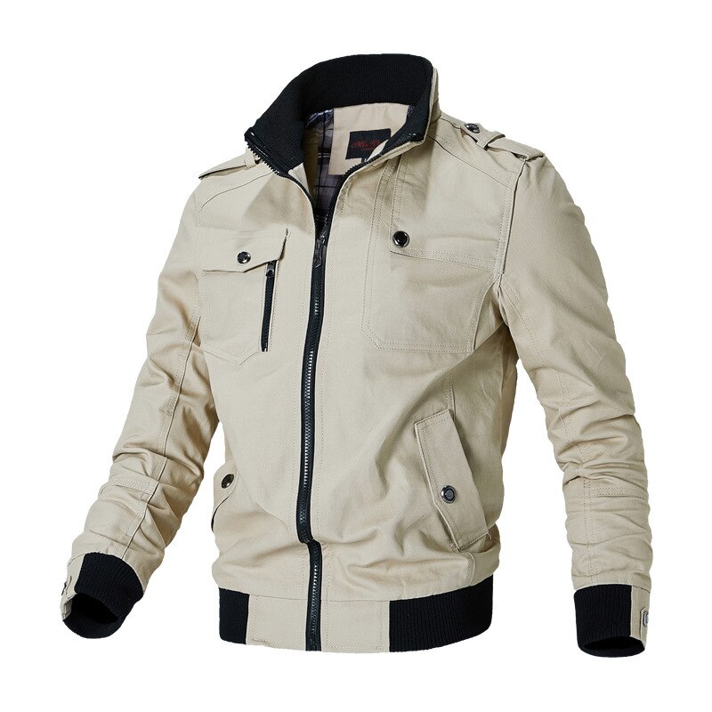 Bomber Jacket Men Fashion Casual Windbreaker Jacket Coat Men 2021 Spring Autumn New Hot Outwear Stand Slim Military Jacket Mens Bomber Jacket Men Fashion Casual Windbreaker Jacket Coat Men 2021 Spring Autumn New Hot Outwear Stand Slim Military Jacket Mens