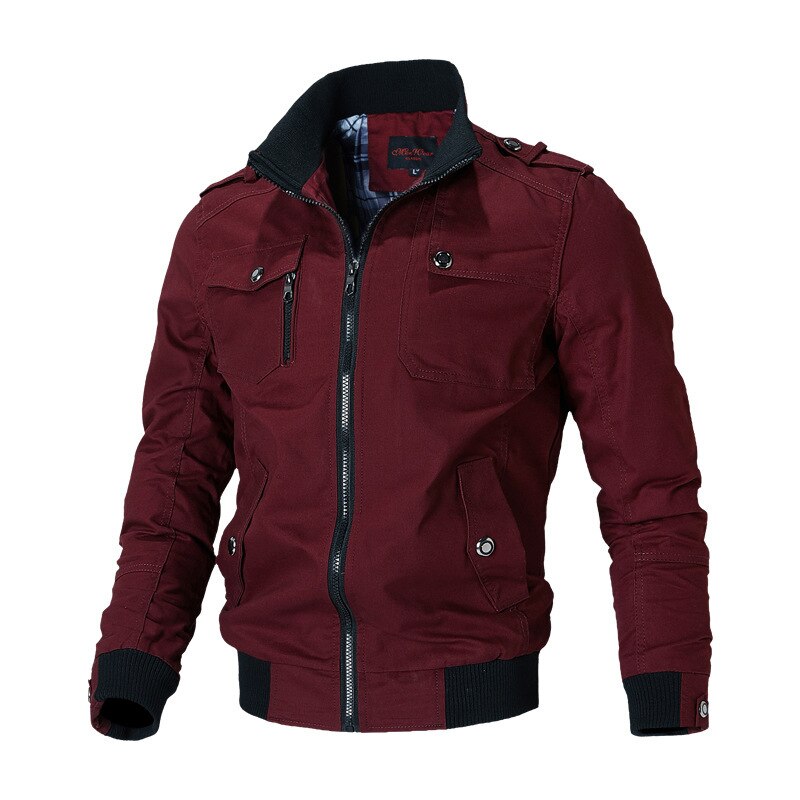 Bomber Jacket Men Fashion Casual Windbreaker Jacket Coat Men 2021 Spring Autumn New Hot Outwear Stand Slim Military Jacket Mens Bomber Jacket Men Fashion Casual Windbreaker Jacket Coat Men 2021 Spring Autumn New Hot Outwear Stand Slim Military Jacket Mens