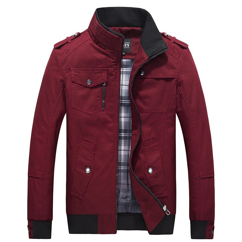 Men's Windbreaker Jacket Coat 2021 Spring Autumn New Fashion Bomber Jacket Men Clothing Zipper Military Casual Jacket Men Tops Men's Windbreaker Jacket Coat 2021 Spring Autumn New Fashion Bomber Jacket Men Clothing Zipper Military Casual Jacket Men Tops