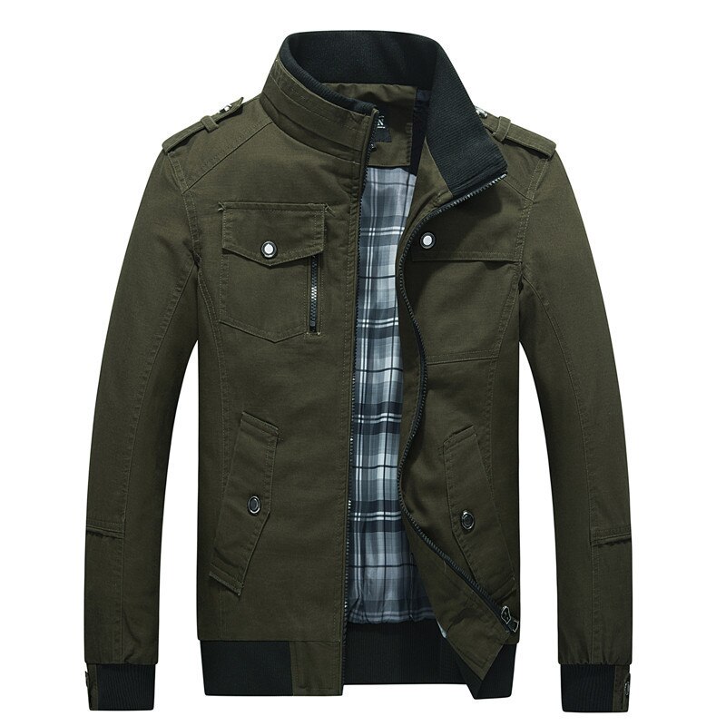 Men's Windbreaker Jacket Coat 2021 Spring Autumn New Fashion Bomber Jacket Men Clothing Zipper Military Casual Jacket Men Tops Men's Windbreaker Jacket Coat 2021 Spring Autumn New Fashion Bomber Jacket Men Clothing Zipper Military Casual Jacket Men Tops