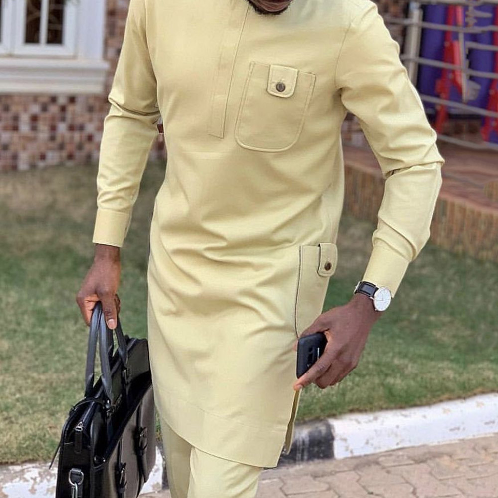 Islamic Mid-length Men's Long-sleeved T-shirt Button Pocket Autumn New Muslim Men Shirt Fashion Tops Male Clothing Chilaba Man Islamic Mid-length Men's Long-sleeved T-shirt Button Pocket Autumn New Muslim Men Shirt Fashion Tops Male Clothing Chilaba Man