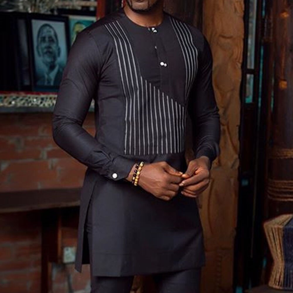African Traditional Dashiki Fashion Tops Men Muslim Clothes African Traditional Dashiki Fashion Tops Men Muslim Clothes