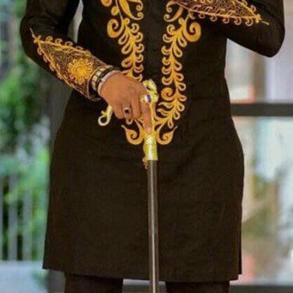 O Neck Color Block Long Sleeve Print Mid-Length Shirt For Male