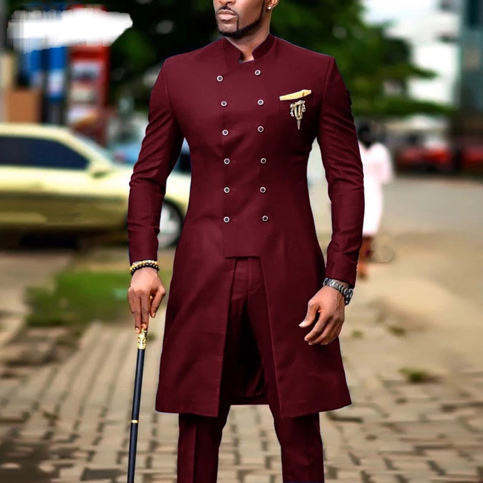 African Classic Men Groom Tuxedo / Best Man Blazer