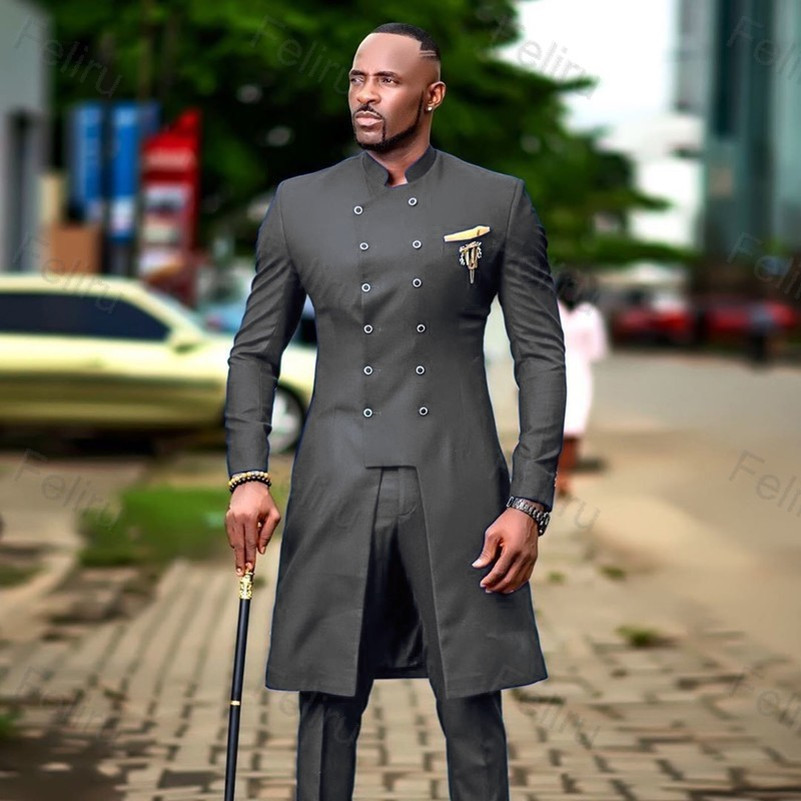 African Classic Men Groom Tuxedo / Best Man Blazer