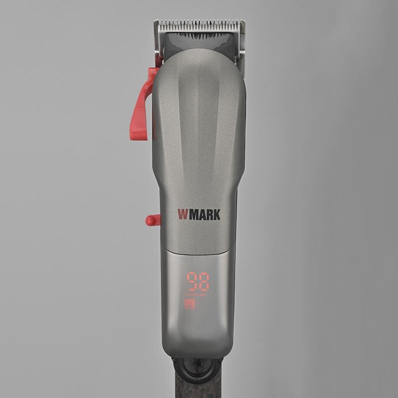 WMARK NG-115 Professional Hair Clipper Electric Rechargeable Cordless With LED Display