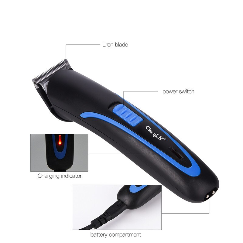 CkeyiN Electric Hair Clipper Rechargeable (Beard Trimmer, Razor Cutter Machine, Professional Barber Shaver)