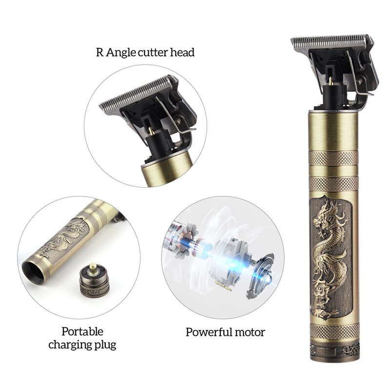 CkeyiN Electric Hair Clipper Rechargeable (Beard Trimmer, Razor Cutter Machine, Professional Barber Shaver)