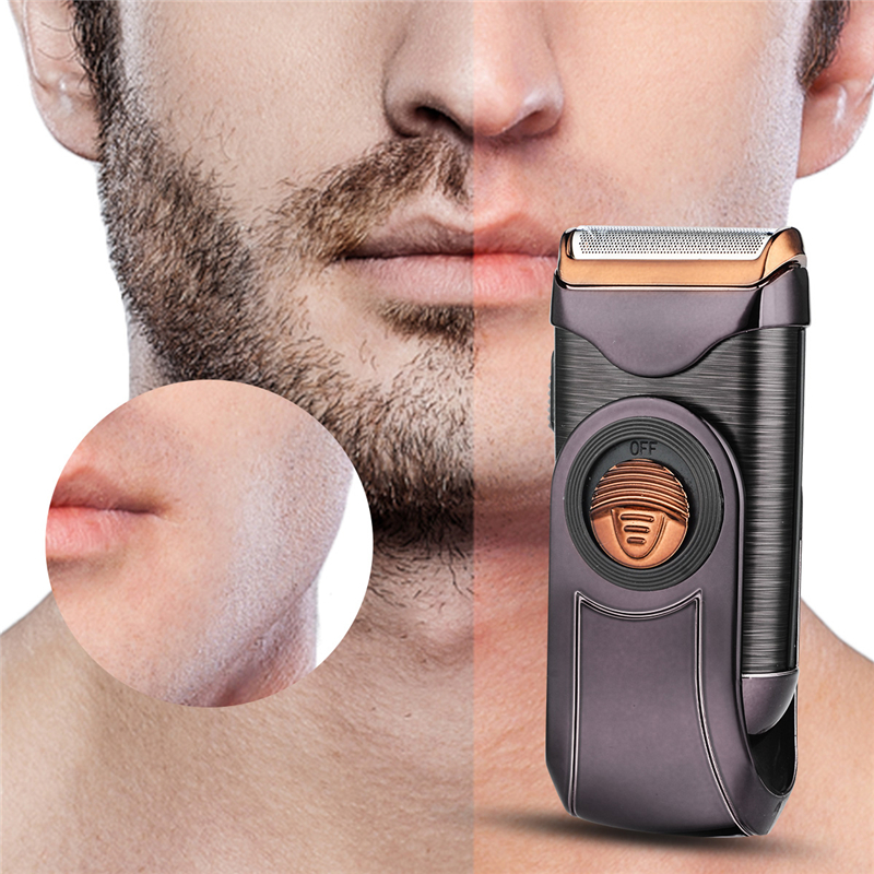 CkeyiN Electric Men Shaver, Beard Trimmer, Cordless Razor with Spare Blade
