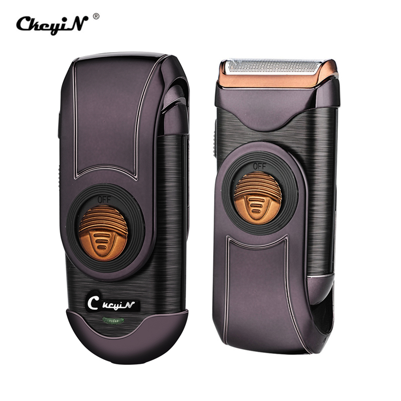 CkeyiN Electric Men Shaver, Beard Trimmer, Cordless Razor with Spare Blade