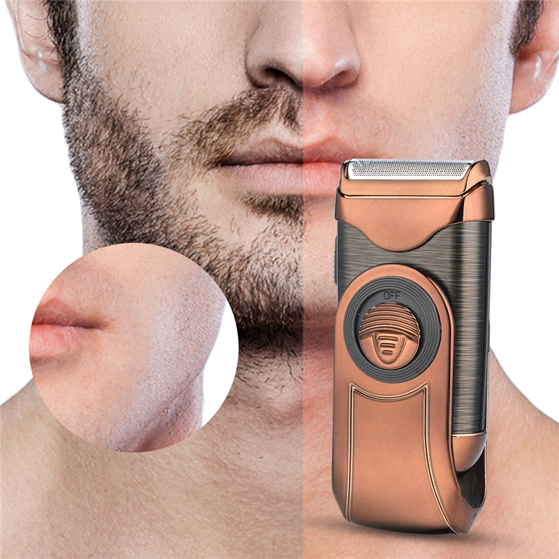 CkeyiN Electric Men Shaver, Beard Trimmer, Cordless Razor with Spare Blade