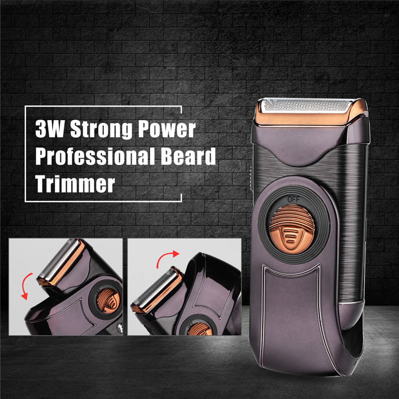CkeyiN Electric Men Shaver, Beard Trimmer, Cordless Razor with Spare Blade