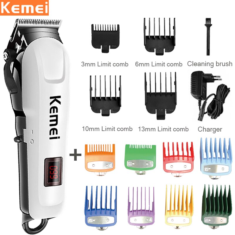 Kemei Cordless Professional Electric Hair Trimmer / Hair Cutter Machine / Beard Shaving clipper 5