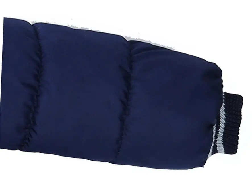 Outdoor Jacket For Boys Winter Hooded Zipper Outerwear Casual Baby Boys Velvet Thick Warm Coats Kids Clothing Fur Collar Parka