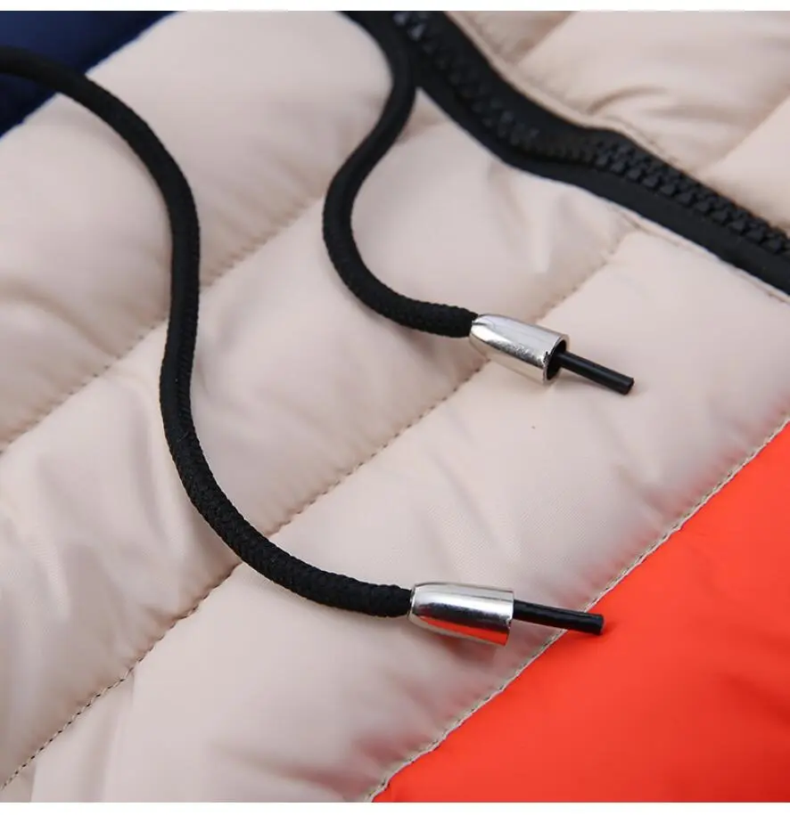 Outdoor Jacket For Boys Winter Hooded Zipper Outerwear Casual Baby Boys Velvet Thick Warm Coats Kids Clothing Fur Collar Parka