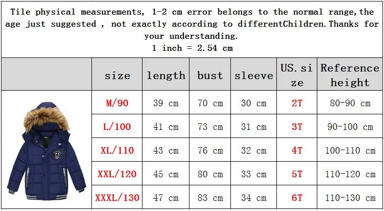 Outdoor Jacket For Boys Winter Hooded Zipper Outerwear Casual Baby Boys Velvet Thick Warm Coats Kids Clothing Fur Collar Parka