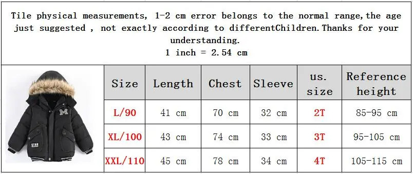 Outdoor Jacket For Boys Winter Hooded Zipper Outerwear Casual Baby Boys Velvet Thick Warm Coats Kids Clothing Fur Collar Parka