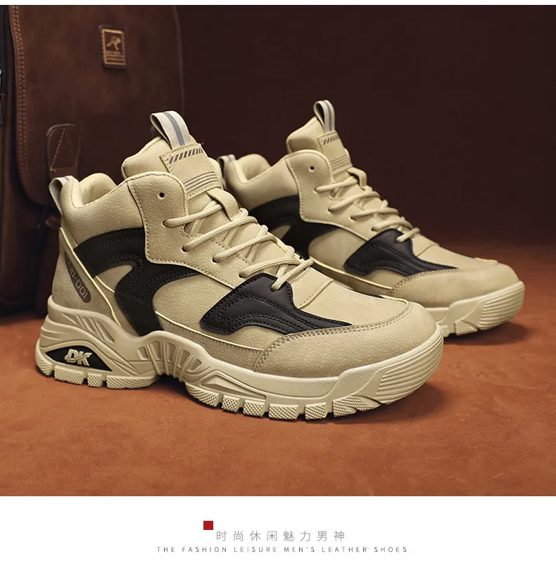 CYYTL Men's Boots Casual Winter Shoes High Top Luxury Ankle Leather Platform Work Safety Chelsea Tactical Cowboy Military Combat CYYTL Men's Boots Casual Winter Shoes High Top Luxury Ankle Leather Platform Work Safety Chelsea Tactical Cowboy Military Combat