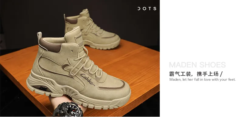 CYYTL Men's Boots Casual Winter Shoes High Top Luxury Ankle Leather Platform Work Safety Chelsea Tactical Cowboy Military Combat CYYTL Men's Boots Casual Winter Shoes High Top Luxury Ankle Leather Platform Work Safety Chelsea Tactical Cowboy Military Combat
