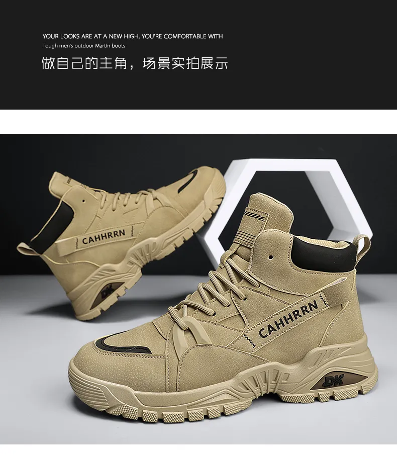 CYYTL Men's Boots Casual Winter Shoes High Top Luxury Ankle Leather Platform Work Safety Chelsea Tactical Cowboy Military Combat CYYTL Men's Boots Casual Winter Shoes High Top Luxury Ankle Leather Platform Work Safety Chelsea Tactical Cowboy Military Combat