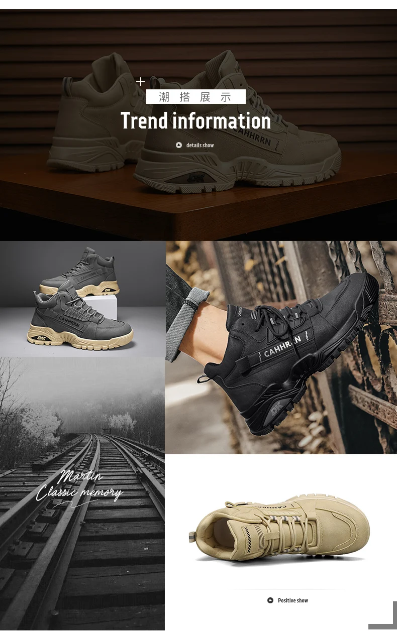 CYYTL Men's Boots Casual Winter Shoes High Top Luxury Ankle Leather Platform Work Safety Chelsea Tactical Cowboy Military Combat CYYTL Men's Boots Casual Winter Shoes High Top Luxury Ankle Leather Platform Work Safety Chelsea Tactical Cowboy Military Combat
