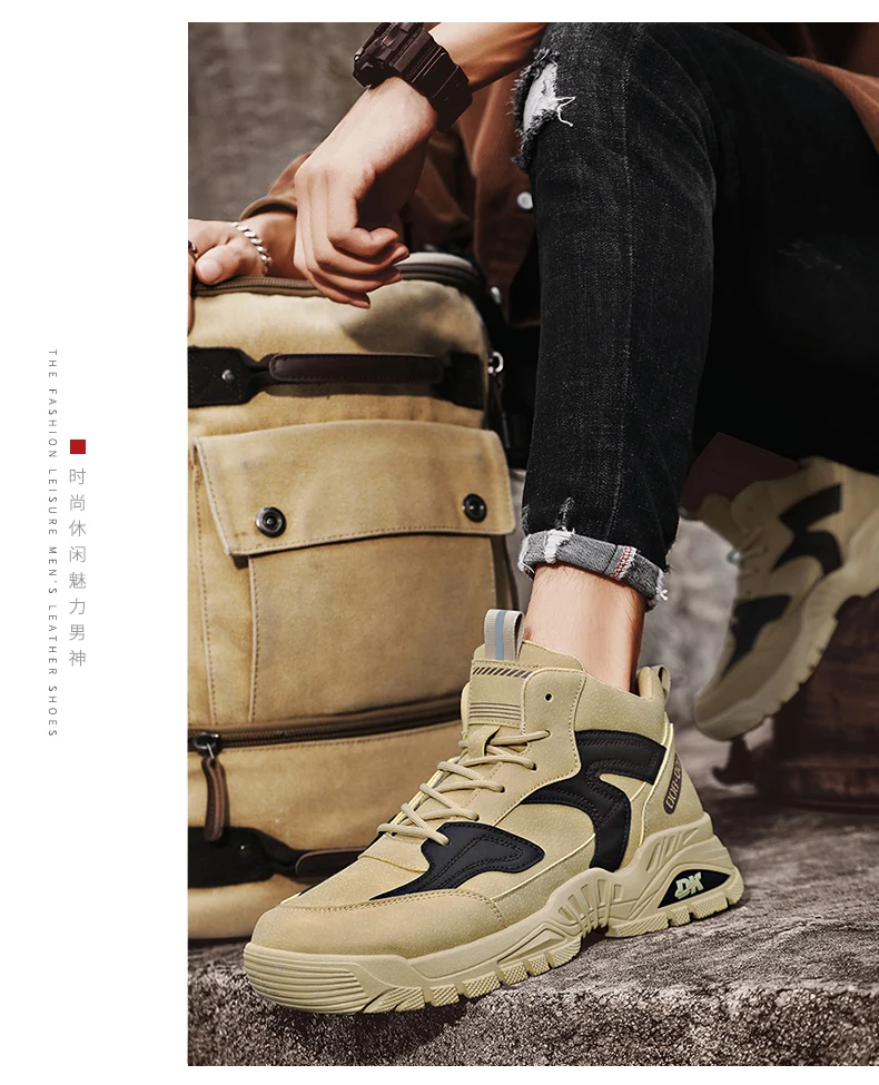 CYYTL Men's Boots Casual Winter Shoes High Top Luxury Ankle Leather Platform Work Safety Chelsea Tactical Cowboy Military Combat CYYTL Men's Boots Casual Winter Shoes High Top Luxury Ankle Leather Platform Work Safety Chelsea Tactical Cowboy Military Combat