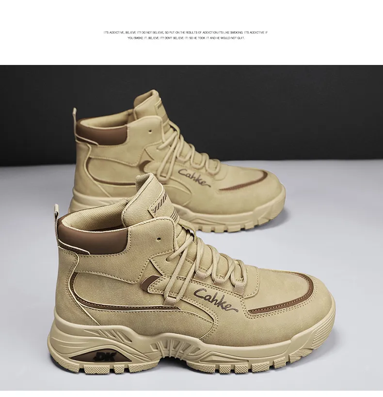 CYYTL Men's Boots Casual Winter Shoes High Top Luxury Ankle Leather Platform Work Safety Chelsea Tactical Cowboy Military Combat CYYTL Men's Boots Casual Winter Shoes High Top Luxury Ankle Leather Platform Work Safety Chelsea Tactical Cowboy Military Combat