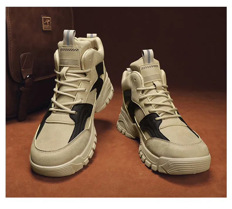 CYYTL Men's Boots Casual Winter Shoes High Top Luxury Ankle Leather Platform Work Safety Chelsea Tactical Cowboy Military Combat CYYTL Men's Boots Casual Winter Shoes High Top Luxury Ankle Leather Platform Work Safety Chelsea Tactical Cowboy Military Combat