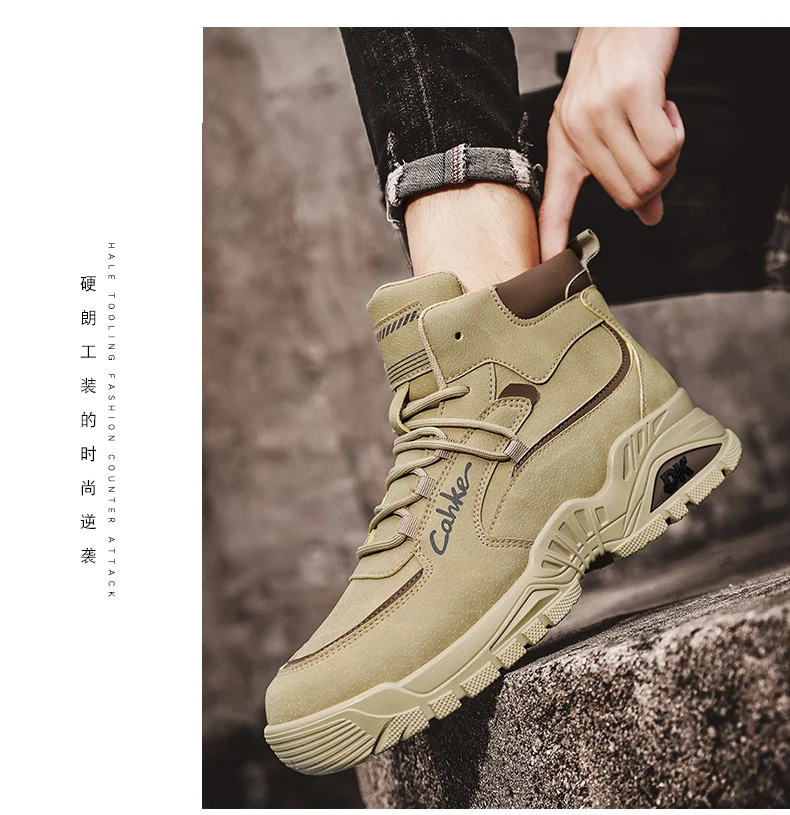 CYYTL Men's Boots Casual Winter Shoes High Top Luxury Ankle Leather Platform Work Safety Chelsea Tactical Cowboy Military Combat CYYTL Men's Boots Casual Winter Shoes High Top Luxury Ankle Leather Platform Work Safety Chelsea Tactical Cowboy Military Combat
