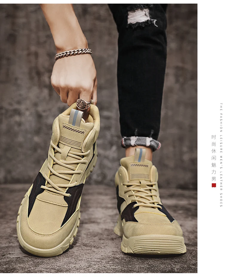 CYYTL Men's Boots Casual Winter Shoes High Top Luxury Ankle Leather Platform Work Safety Chelsea Tactical Cowboy Military Combat CYYTL Men's Boots Casual Winter Shoes High Top Luxury Ankle Leather Platform Work Safety Chelsea Tactical Cowboy Military Combat