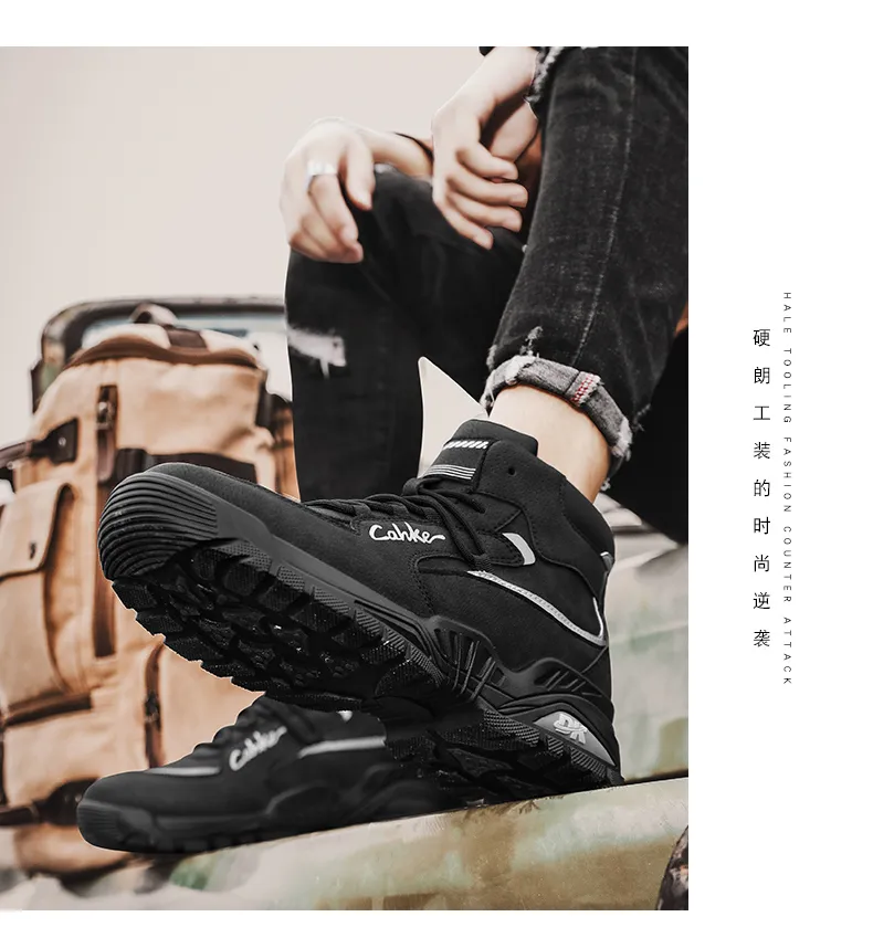 CYYTL Men's Boots Casual Winter Shoes High Top Luxury Ankle Leather Platform Work Safety Chelsea Tactical Cowboy Military Combat CYYTL Men's Boots Casual Winter Shoes High Top Luxury Ankle Leather Platform Work Safety Chelsea Tactical Cowboy Military Combat