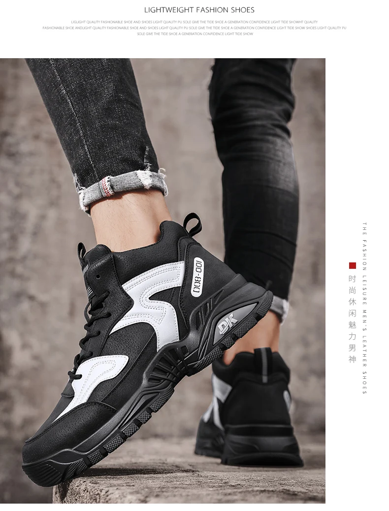 CYYTL Men's Boots Casual Winter Shoes High Top Luxury Ankle Leather Platform Work Safety Chelsea Tactical Cowboy Military Combat CYYTL Men's Boots Casual Winter Shoes High Top Luxury Ankle Leather Platform Work Safety Chelsea Tactical Cowboy Military Combat
