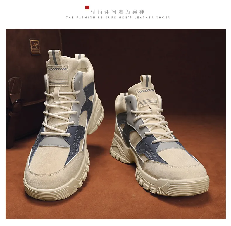 CYYTL Men's Boots Casual Winter Shoes High Top Luxury Ankle Leather Platform Work Safety Chelsea Tactical Cowboy Military Combat CYYTL Men's Boots Casual Winter Shoes High Top Luxury Ankle Leather Platform Work Safety Chelsea Tactical Cowboy Military Combat