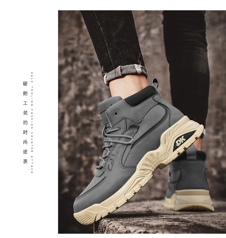 CYYTL Men's Boots Casual Winter Shoes High Top Luxury Ankle Leather Platform Work Safety Chelsea Tactical Cowboy Military Combat CYYTL Men's Boots Casual Winter Shoes High Top Luxury Ankle Leather Platform Work Safety Chelsea Tactical Cowboy Military Combat